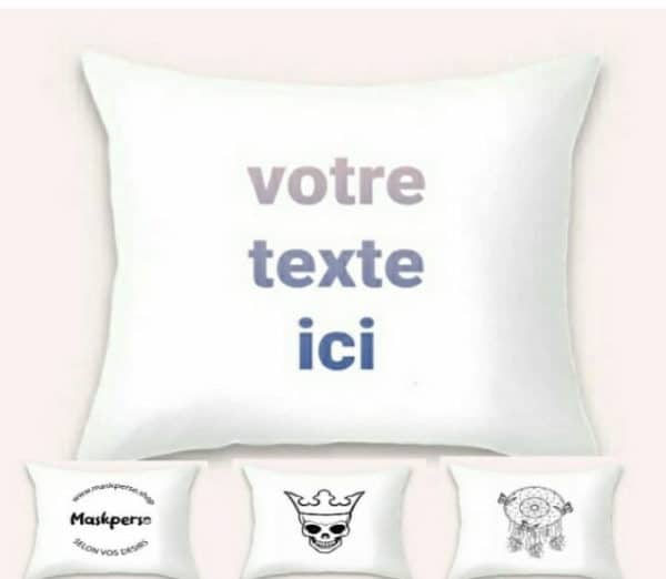 housse de coussin personnalisée