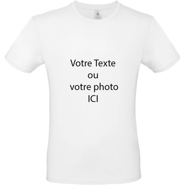 T-shirt personnalisables adulte à partir de 10€