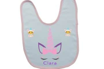 Bavoir Fille Licorne