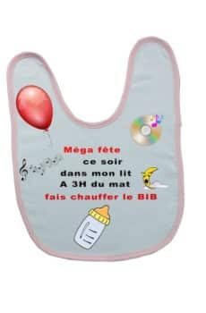 Bavoir Fille Mega Fête