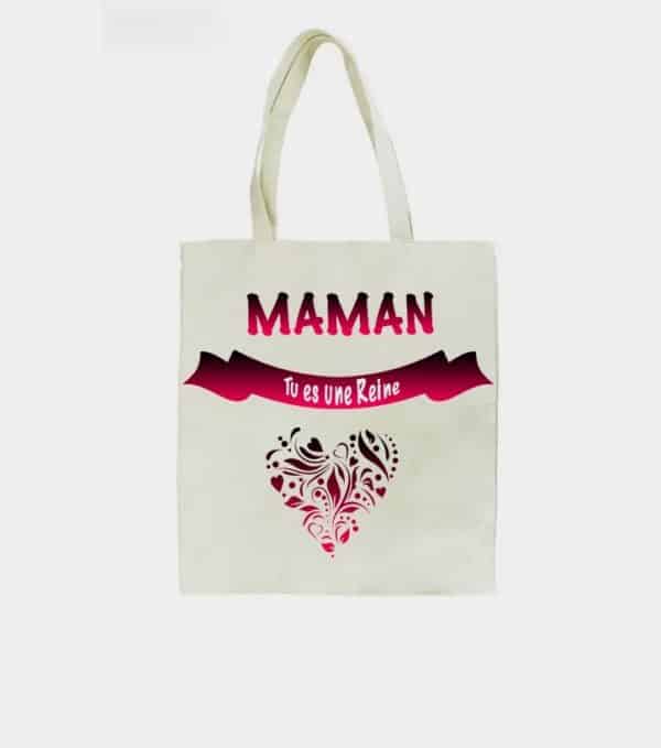 Sac en toile : Maman tu es une reine