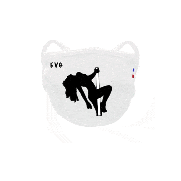 masque afnor blanc  EVG pole dance