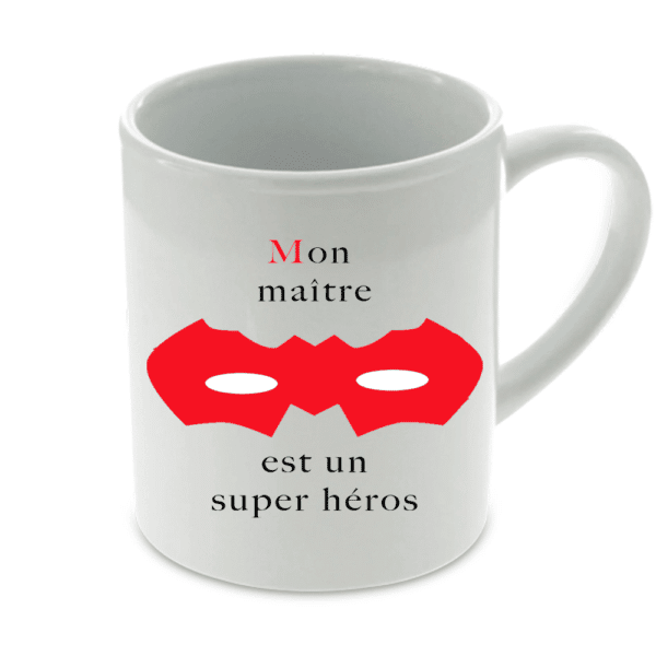 Tasse Maître Super Héros