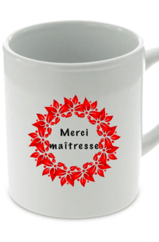 Tasse couronne merci maîtresse