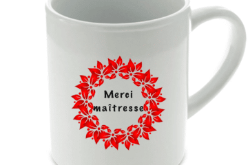 Tasse couronne merci maîtresse