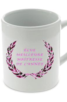 Tasse meilleure maîtresse année