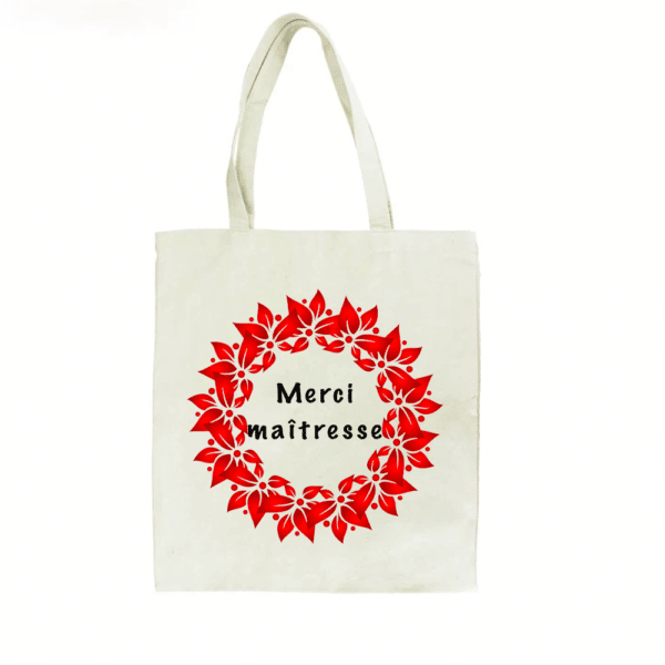 Sac en toile rouge