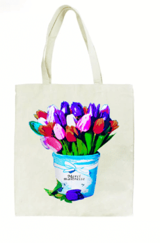 Tote bag bleu