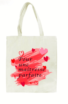 Tote bag texte