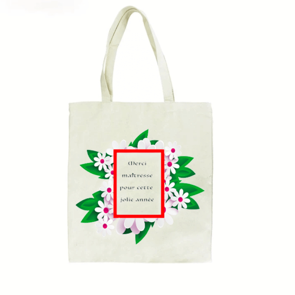Tote bag marguerite