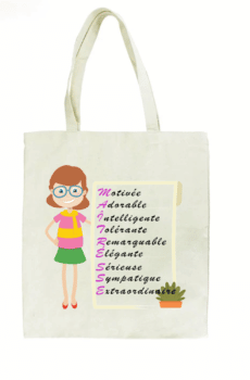 Sac en toile dessin