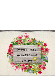 Trousse + fleurs