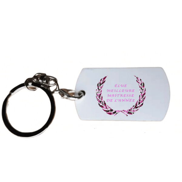 Porte clé message