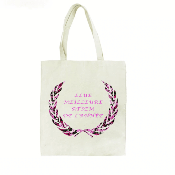 Sac en toile :élue meilleure atsem de l'année