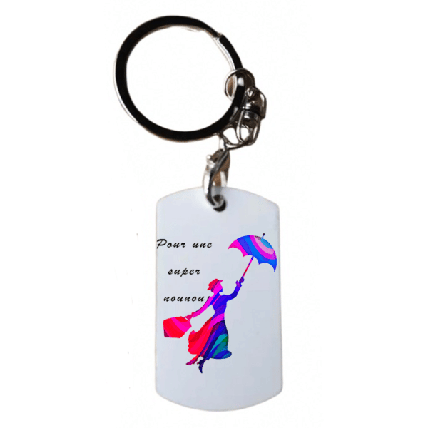 Idée de cadeau pour merci nounou : porte clé Mary Poppins