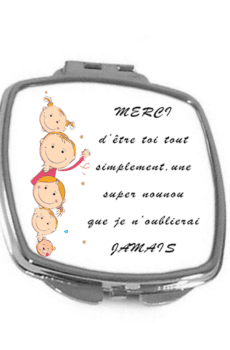 Miroir Enfant Remerciement Nounou 