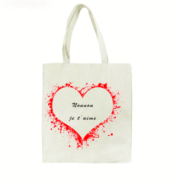 Tote Bag Coeur Nounou