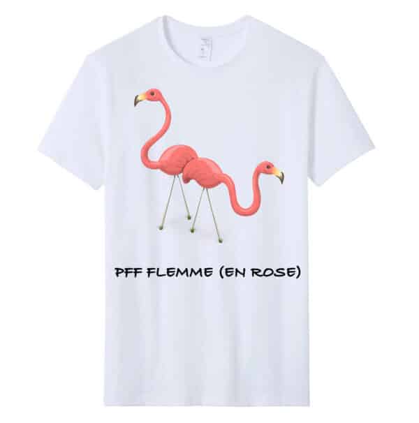 Tshirt Flemme en rose