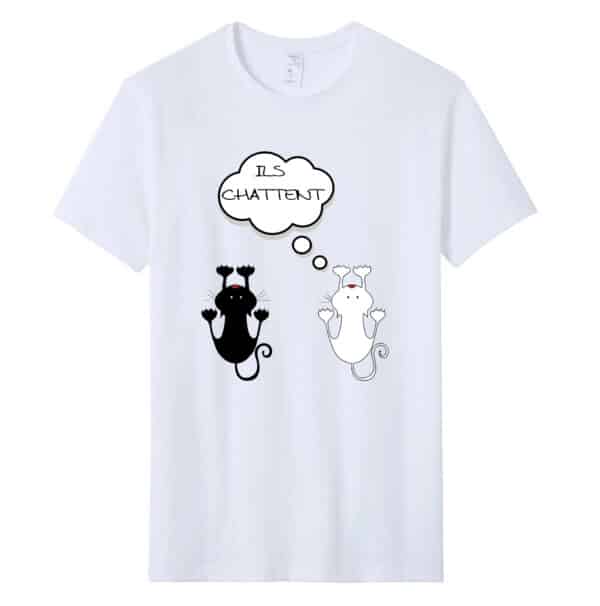 Tshirt Humour y chattent