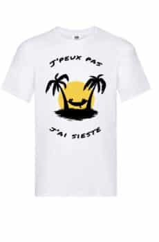 T-shirt je peux pas j'ai sieste