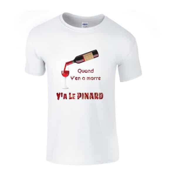 T-shirt quand y en a marre y'a le pinard