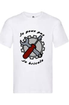 T-shirt je peux pas je bricole