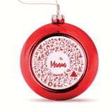 Décoration de Noël Couronne (boule ou flocon)