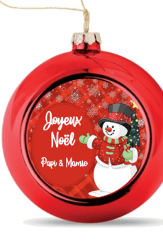 Boule de Noël Mamie - Papi