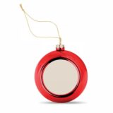 Boule de Noël personnalisée - Bonhomme de Neige – Image 2