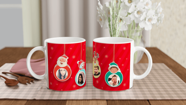 Mug Noël 4 photos