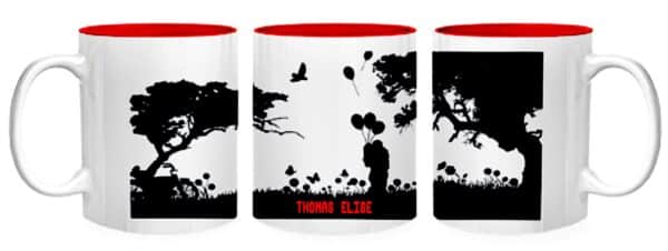 Mug silhouettes amoureux 360°