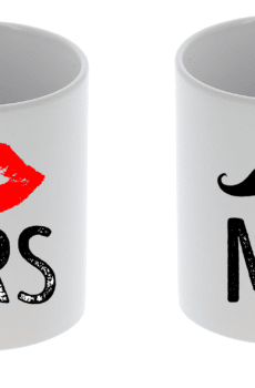 customiser un article : Duo de tasses Coeur Mr Mrs