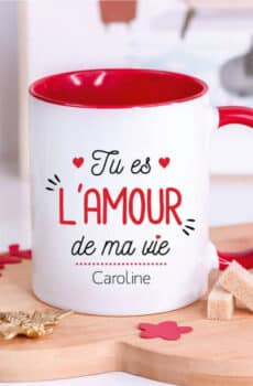 Cadeaux Fêtes des Mères : Mug couleur intérieur à personnaliser