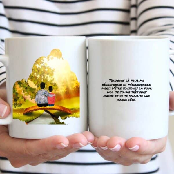 Mug personnalisable bonne fête mamie