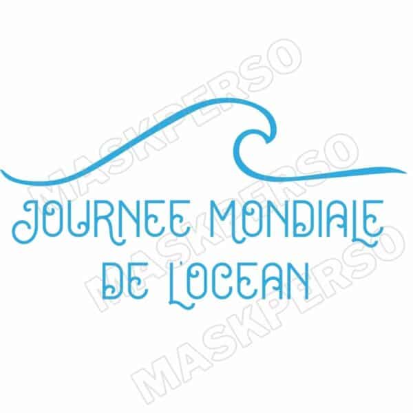 T-Shirt Blanc journée mondiale de l'océan – Image 2
