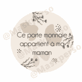 Ce Porte monnaie appartient à ma maman – Image 2