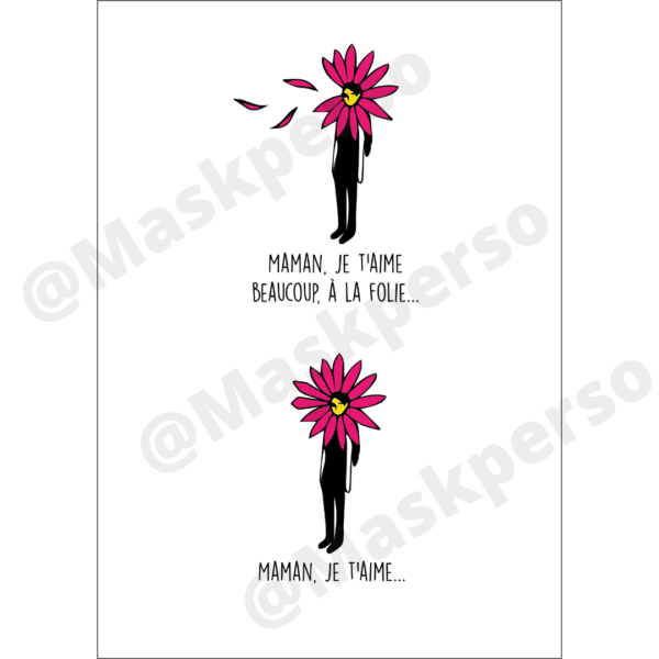 Porte clés pour maman - je t'aime – Image 2