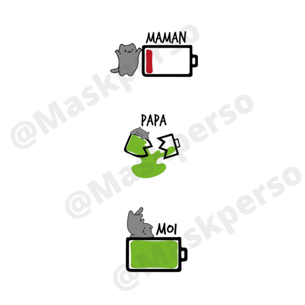 T-Shirt Famille batterie – Image 2