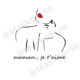 T-Shirt Maman je t'aime – Image 2