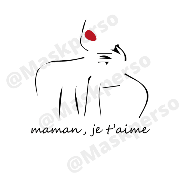 T-Shirt Maman je t'aime – Image 2