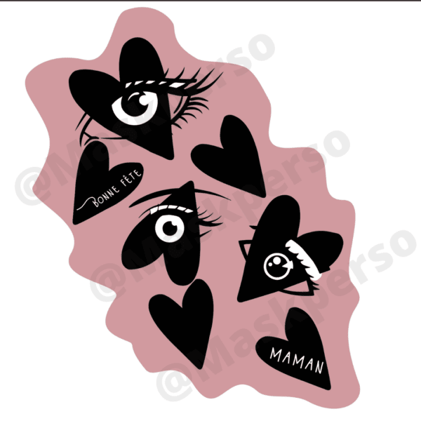 Tasse coeur bonne fête maman – Image 2