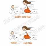 Porte-clés maman d'un TDAH – Image 2