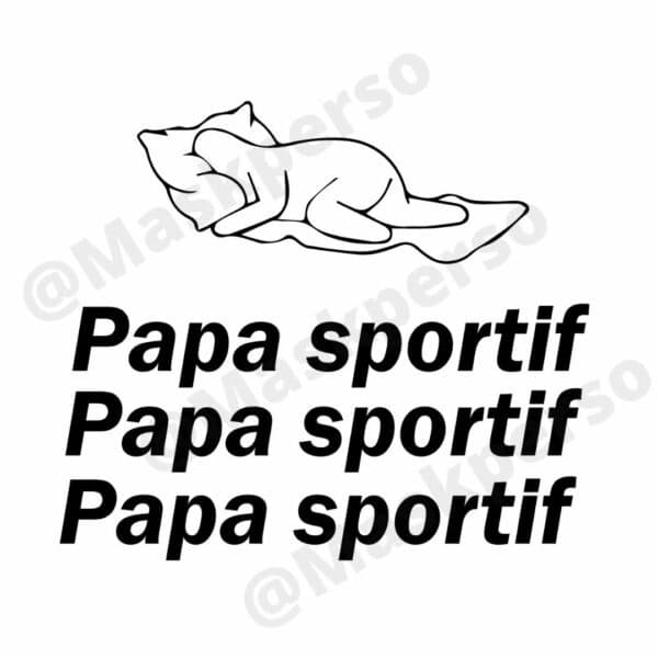 sac bandoulière Papa Sportif
