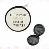 Porte monnaie le temps de maman, c'est de l'argent