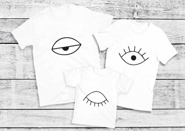 T-Shirt Famille Oeil