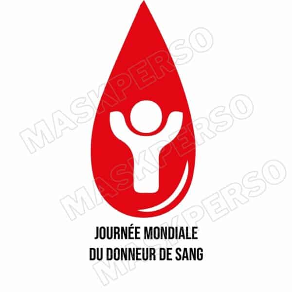 T-SHIRT blanc goutte de sang – Image 2
