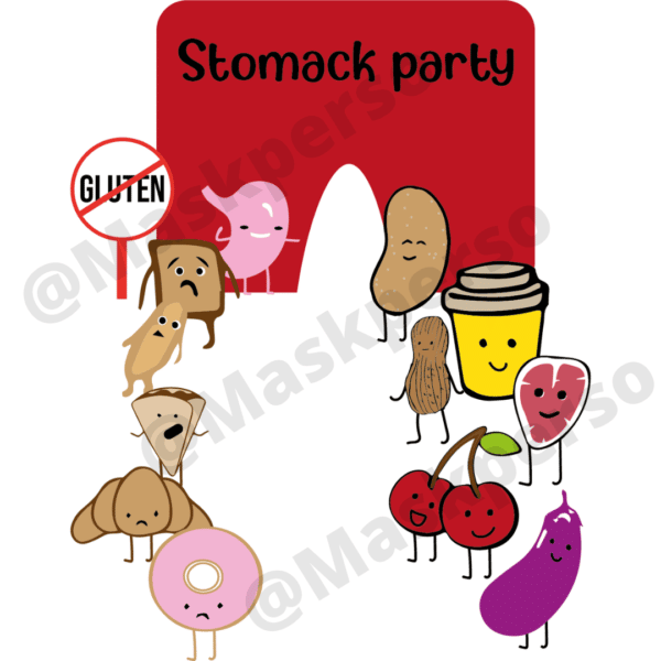 T-Shirt stomack party – Image 2