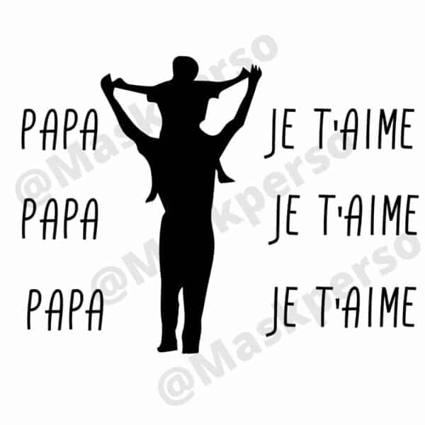 Cadre personnalisé papa – Image 2