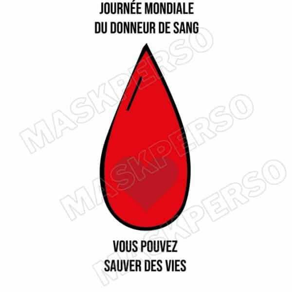 T-SHIRT blanc pour sauver des vies – Image 2