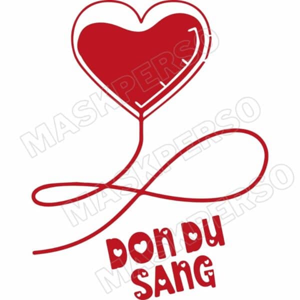 T-SHIRT blanc don du sang – Image 2